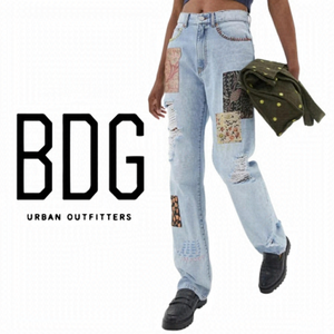 BDG High-Waisted Cowboy Jean – Printed Patchwork - Size 24